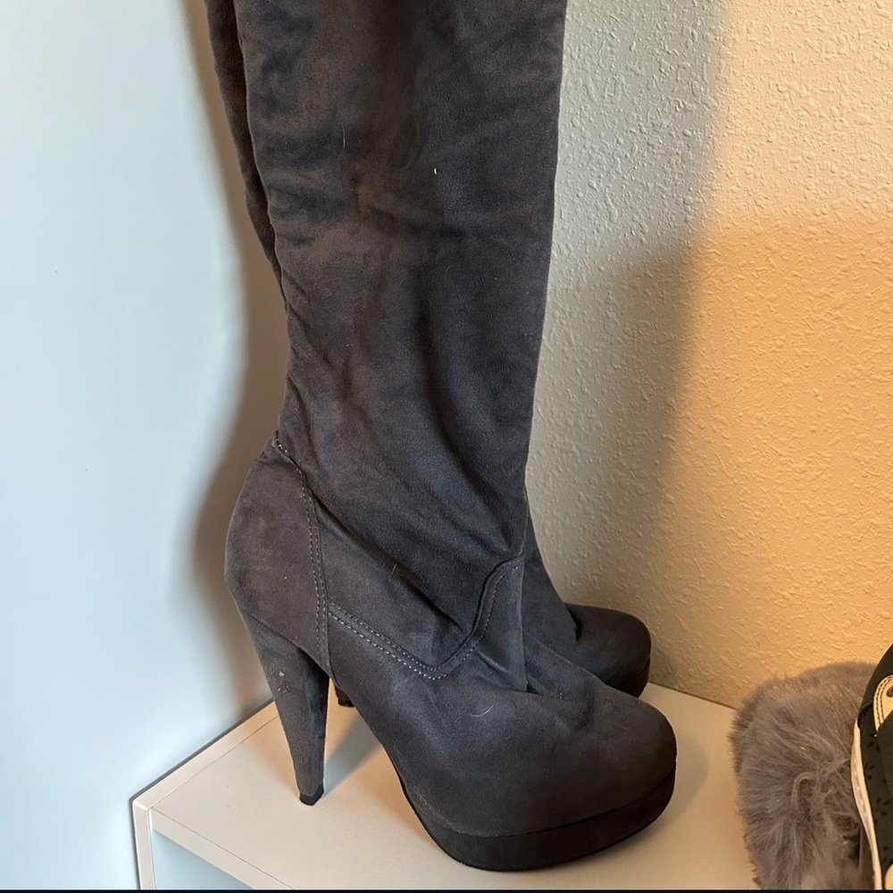 Thigh high boots